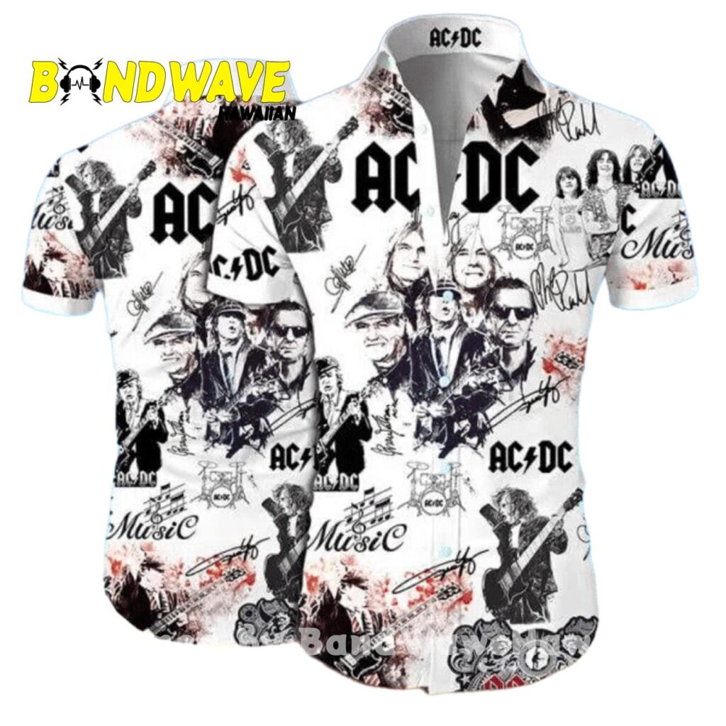 Ac Dc Band Rock Hawaiian Shirt 1