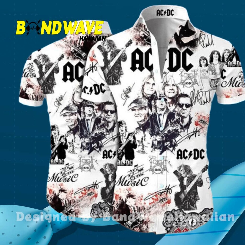 Ac Dc Band Rock Hawaiian Shirt 3