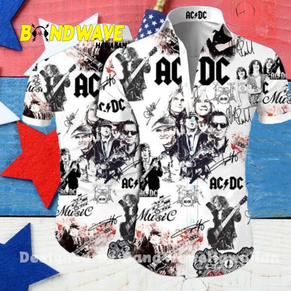 Ac Dc Band Rock Hawaiian Shirt 4