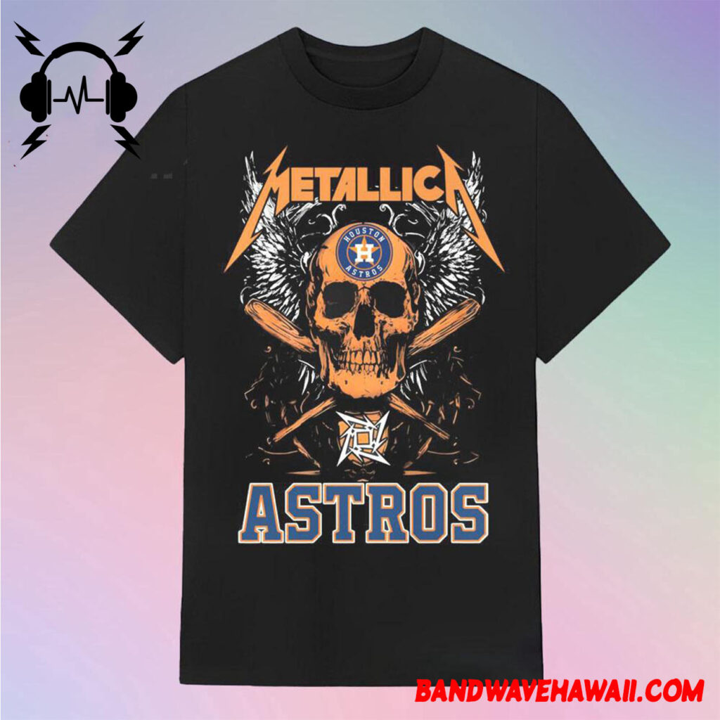 Houston Astros X Metallica M72 World Tour 2025 Vintage Shirt