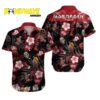 Iron Maiden Graphic Print Short Sleeve Hawaiian Shirt 1