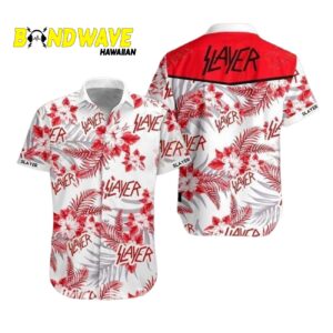 Slayer Rock Band White Wear Hawaiian Shirt 1