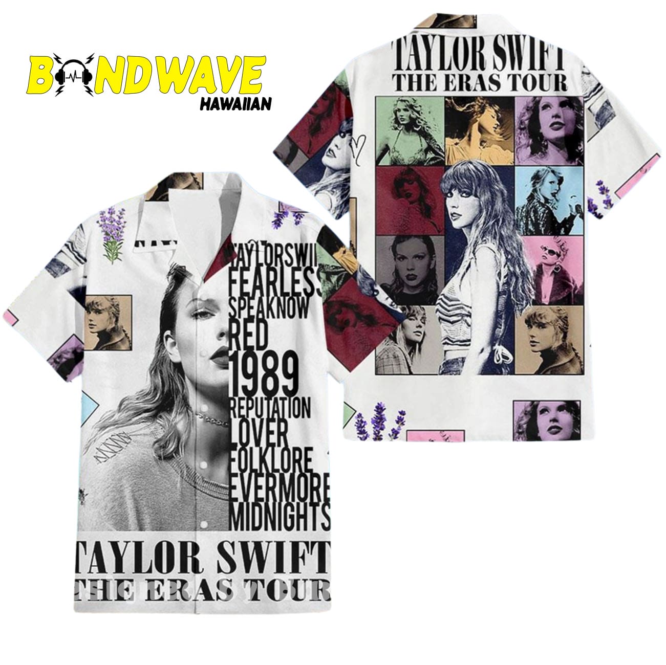 Taylor Swift Eras Tour Hawaiian Shirt Taylor Swift Eras Tour Hawaiian Shirt