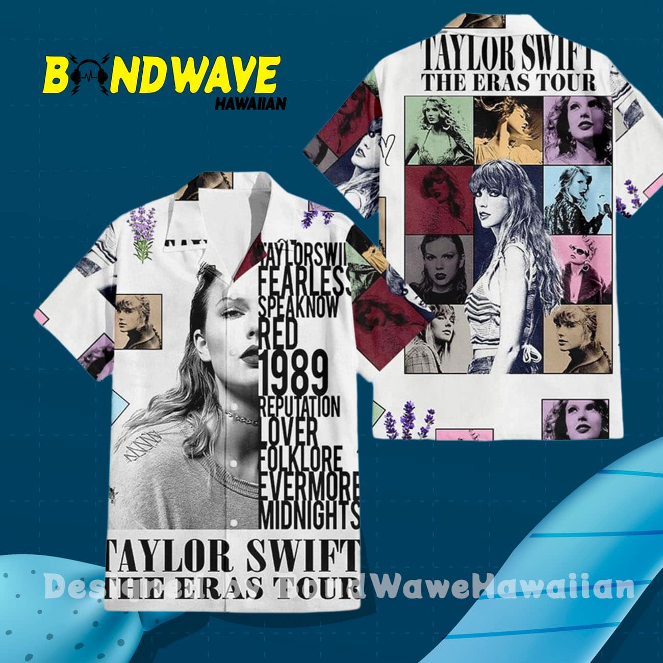 Taylor Swift Eras Tour Hawaiian Shirt Taylor Swift Eras Tour Hawaiian Shirt
