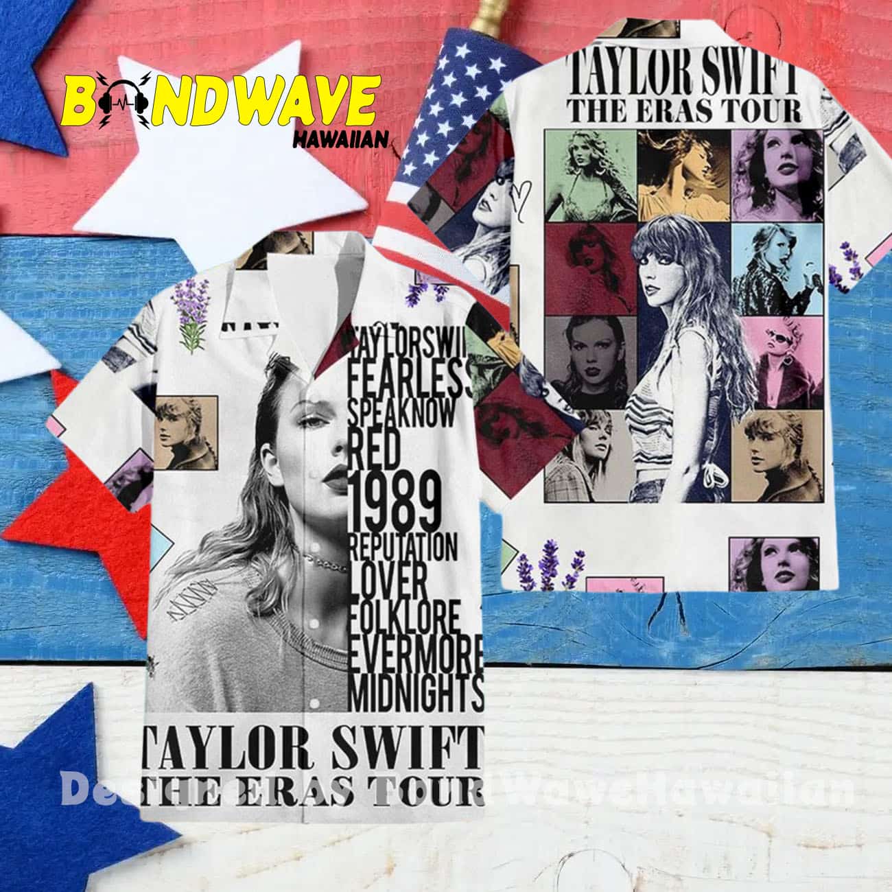 Taylor Swift Eras Tour Hawaiian Shirt Taylor Swift Eras Tour Hawaiian Shirt