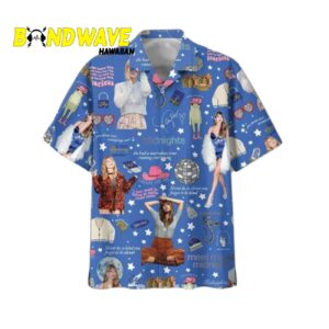 Taylor Swift The Eras Tour blue Hawaiian Shirt 1