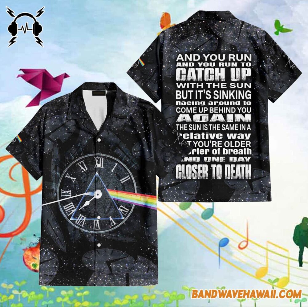 And You Run and you run Time Lyric Pink Floyd Hawaiian Shirt 1