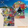 Dark Side Collage Full Color Pink Floyd Hawaiian Shirt 3