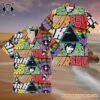 Dark Side Collage Full Color Pink Floyd Hawaiian Shirt 4