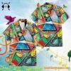 Dark Side of the Moon Pop Art Hawaiian Pink Floyd Shirt 1