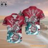 Grateful Dead x Atlanta Falcons Skeleton Surfing Hawaiian Shirt 4