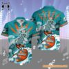 Grateful Dead x Blue Dolphin Skeleton Surfing Hawaiian Shirt 1