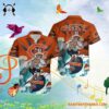 Grateful Dead x Chicago Bears Skeleton Surfing Hawaiian Shirt 2