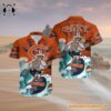 Grateful Dead x Chicago Bears Skeleton Surfing Hawaiian Shirt 4