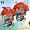 Grateful Dead x Cleveland Browns Skeleton Surfing Hawaiian Shirt 2