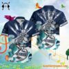 Grateful Dead x Dallas Cowboys Skeleton Surfing Hawaiian Shirt 2