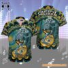 Grateful Dead x Jacksonville Jaguars Skeleton Surfing Hawaiian Shirt 1