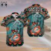 Grateful Dead x Miami Dolphins Skeleton Surfing Hawaiian Shirt 4