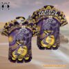 Grateful Dead x Minnesota Vikings Skeleton Surfing Hawaiian Shirt 4