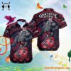 Grateful Dead x New England Patriots Skeleton Surfing Hawaiian Shirt 2