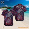 Grateful Dead x New York Giants Skeleton Surfing Hawaiian Shirt 3