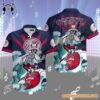 Grateful Dead x New York Yankees Skeleton Surfing Hawaiian Shirt 1
