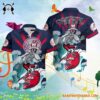 Grateful Dead x New York Yankees Skeleton Surfing Hawaiian Shirt 2