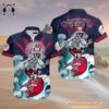 Grateful Dead x New York Yankees Skeleton Surfing Hawaiian Shirt 4