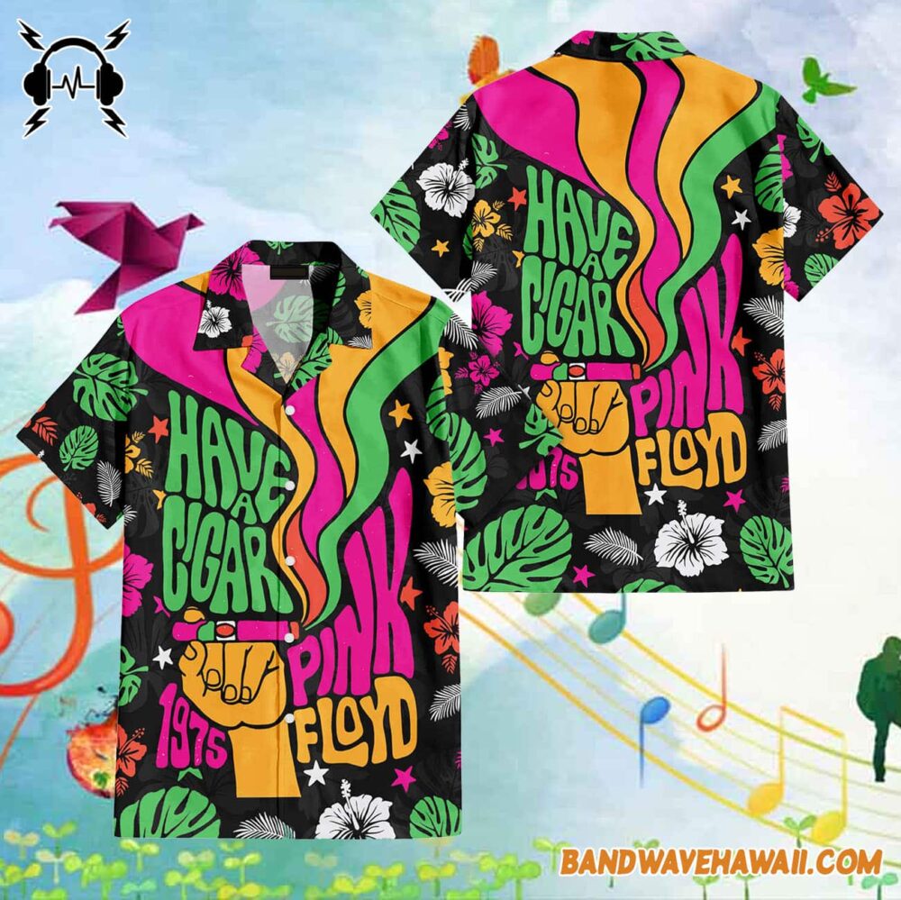 Have a Cigar 1975 Pink Floyd Hawaiian Shirt 1