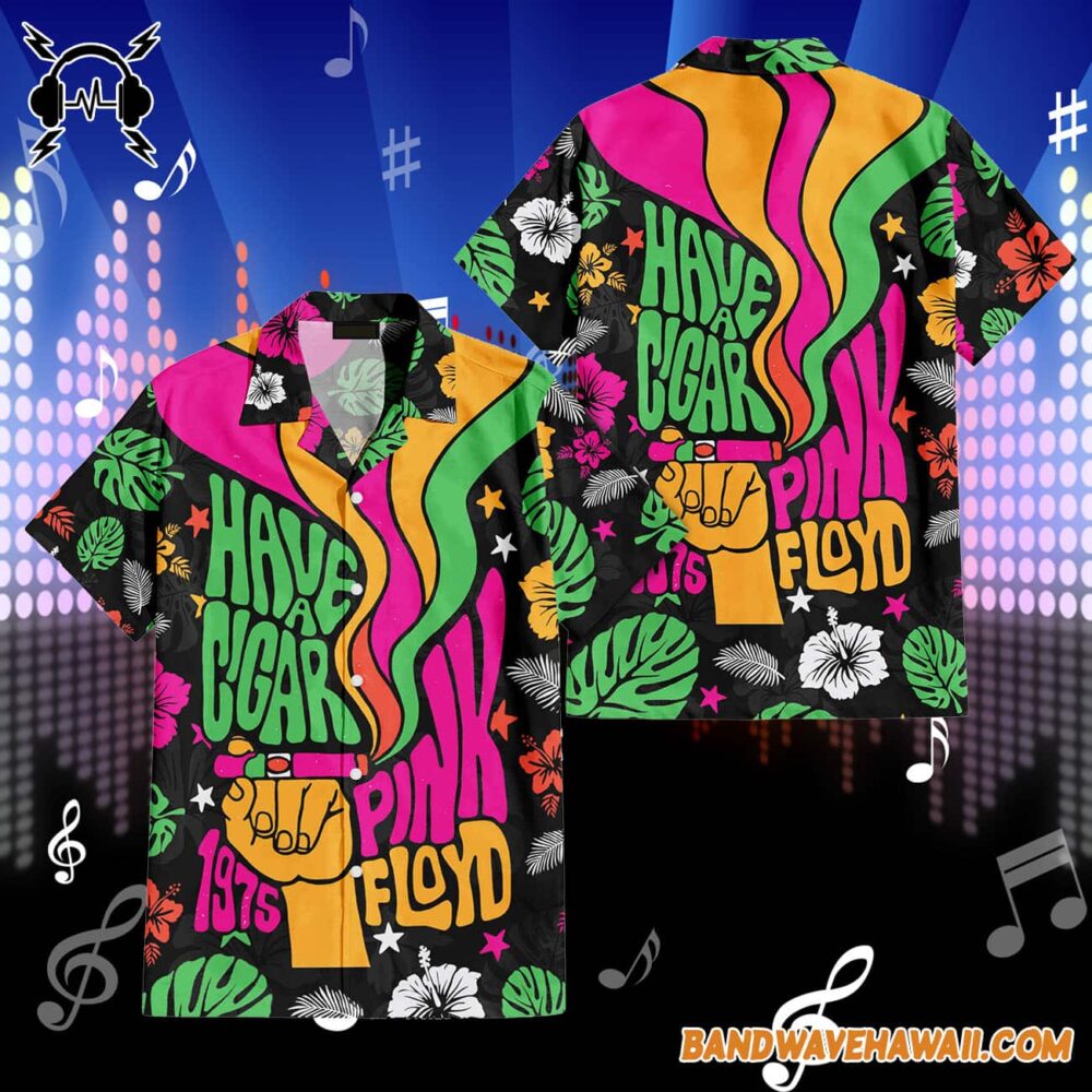 Have a Cigar 1975 Pink Floyd Hawaiian Shirt 2