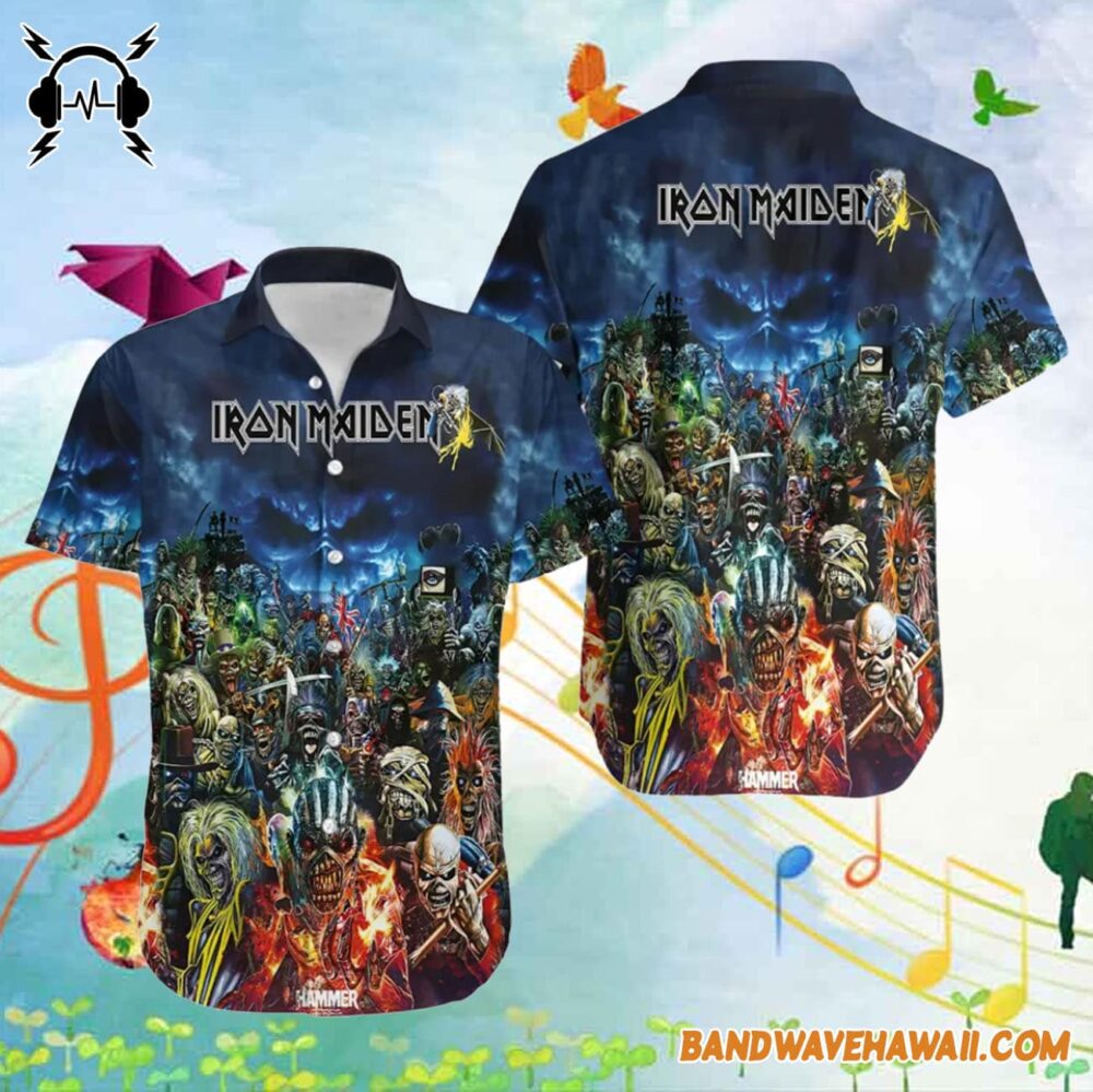 Iron Maiden Inspired Run For Your Lives World Tour 2025 Hawaiian shirt 1