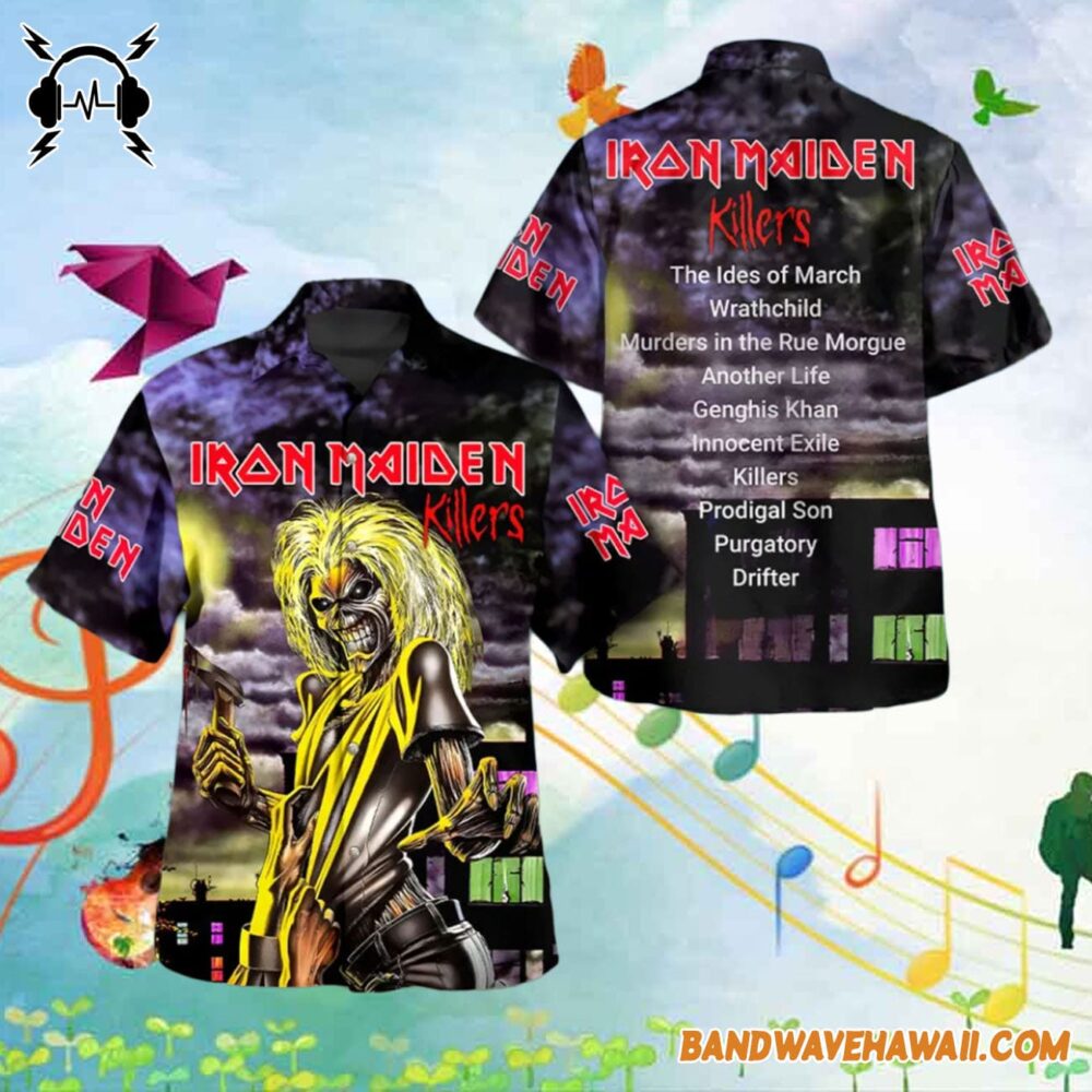 Iron Maiden Killers Hawaiian shirt 1