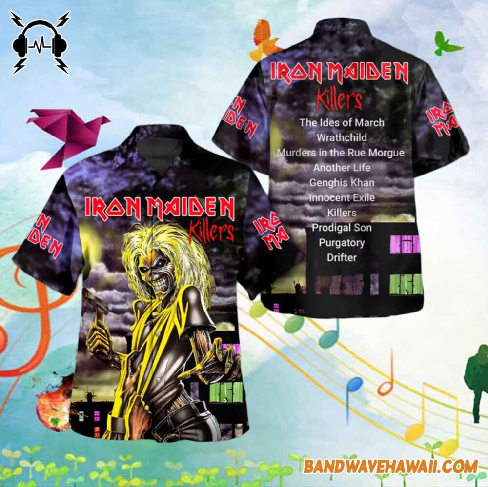 Iron Maiden Killers Hawaiian shirt 1