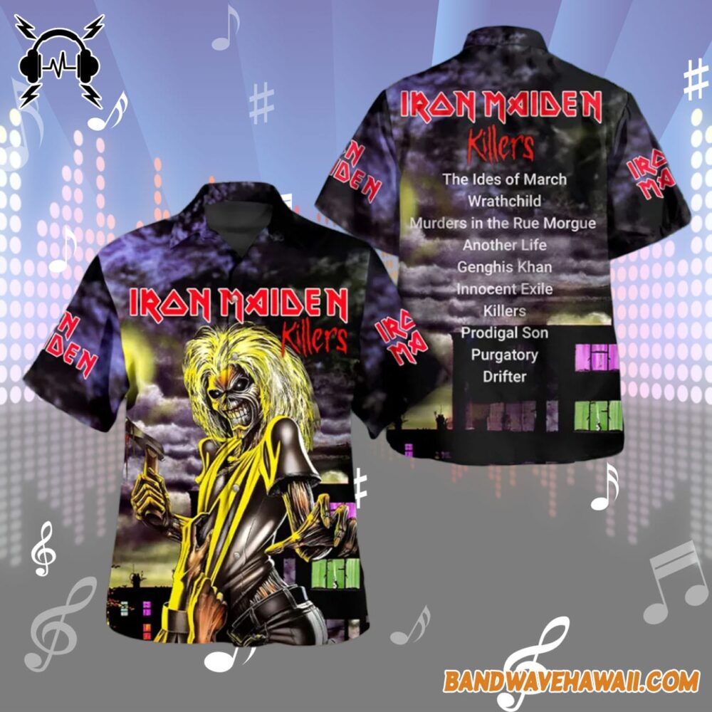 Iron Maiden Killers Hawaiian shirt 2
