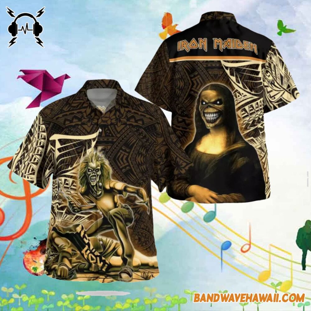 Iron Maiden Killers Tribal Hawaiian Shirt Aloha Shirt For Men Women 1