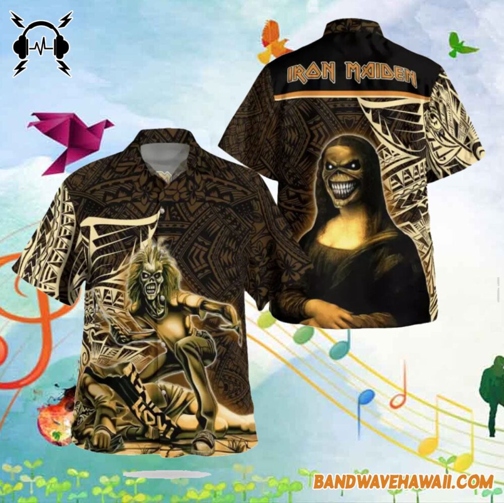 Iron Maiden Killers Tribal Hawaiian Shirt Aloha Shirt For Men Women 1