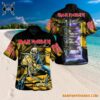 Iron Maiden Piece Of Mind Summer Hawaiian Shirt 3
