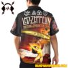 Led Zeppelin Button Hawaiian Shirt Rock Music 3