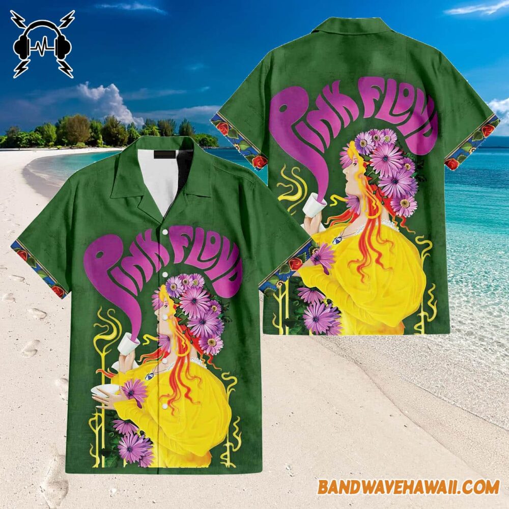 Live at the Marquee Club London March 15th 1966 Vintage Hawaiian Pink Floyd Shirt 3