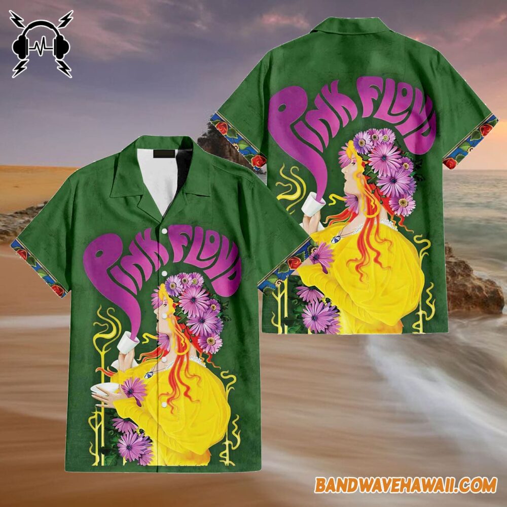 Live at the Marquee Club London March 15th 1966 Vintage Hawaiian Pink Floyd Shirt 4