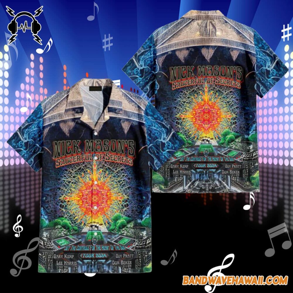 Nick Mason Saucerful of Secrets Set The Controls Tour Hawaiian Shirt 2