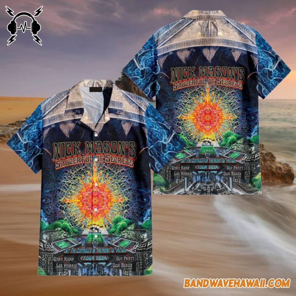 Nick Mason Saucerful of Secrets Set The Controls Tour Hawaiian Shirt 4