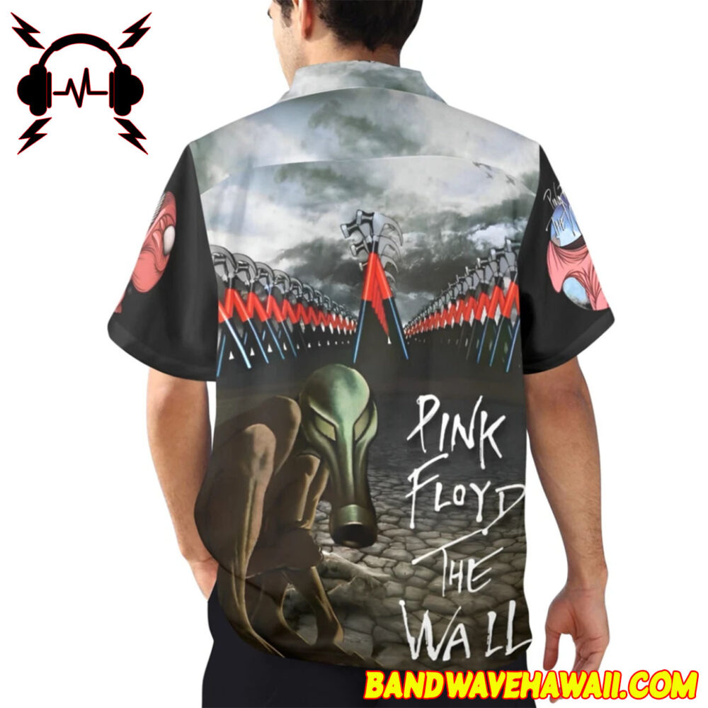 Pink Floyd The Wall Button Hawaiian Shirt Rock Music 4