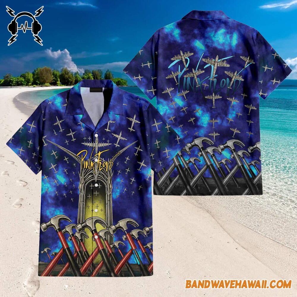 Pink Floyd The Wall Hammer Vintage Hawaiian Shirt 3