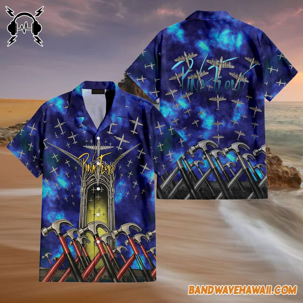 Pink Floyd The Wall Hammer Vintage Hawaiian Shirt 4