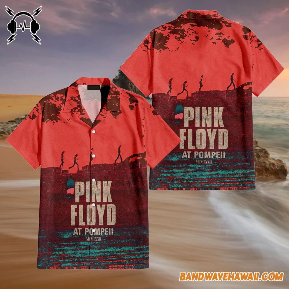 Pink Floyd at Pompeii MCMLXXII Red Hawaiian Shirt 4