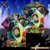 Screaming face The Wall Pulse DSOTM Hawaiian Shirt 2