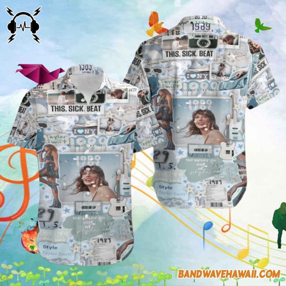 Taylor Swift 1989 Taylor Version Aesthetic Hawaiian Shirt Gift For Fans 1