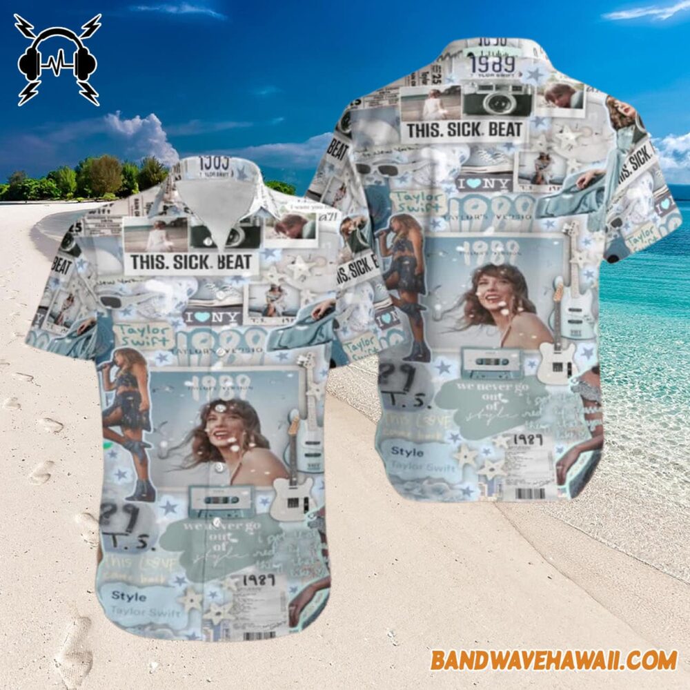 Taylor Swift 1989 Taylor Version Aesthetic Hawaiian Shirt Gift For Fans 3