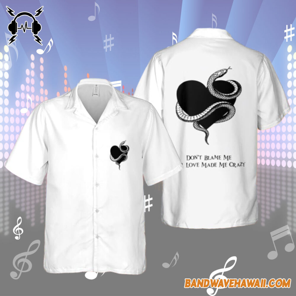 Taylor Swift Dont Blame Me Your Love Make Me Crazy Hawaiian Shirt Gift For Fans 2